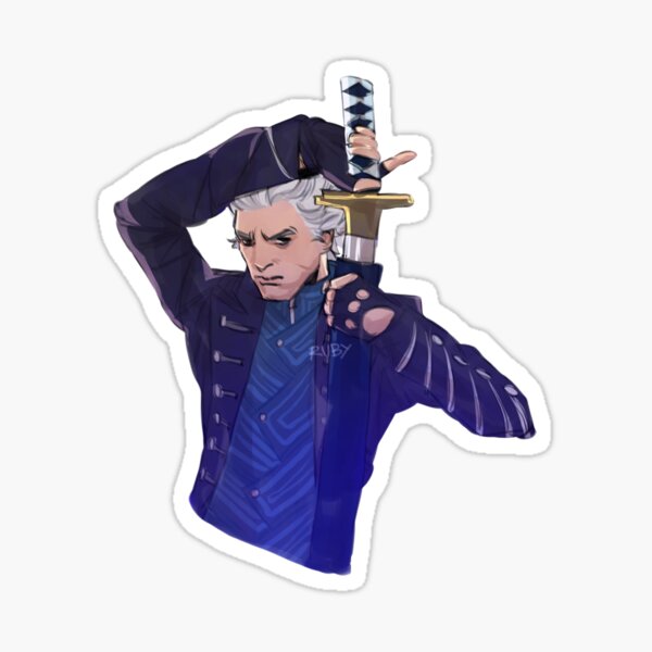 Vergil Sticker for Sale by losthiqhway