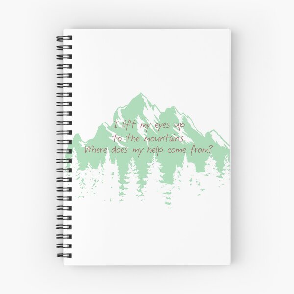 Item preview, I Lift My Eyes Up Psalm 121 Daily Reminder designed and sold by bard-art.