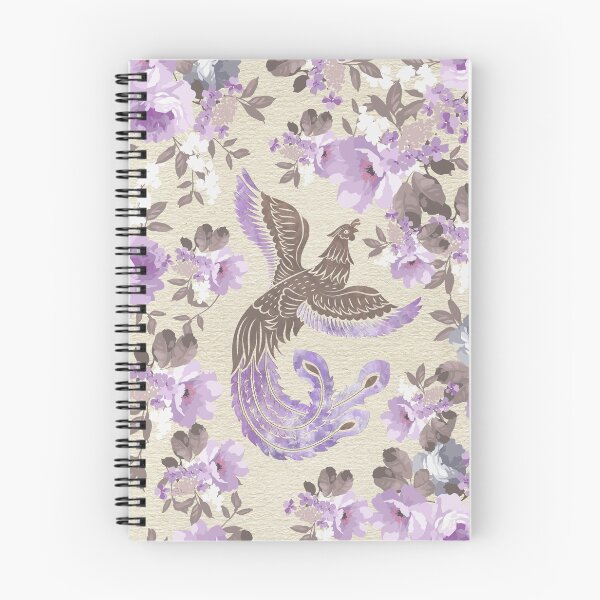 Item preview, Phoenix Bird with watercolor flowers designed and sold by k9printart.