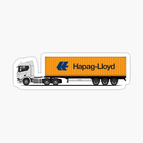 trucker truck transporter driver lkw Aufkleber' Sticker
