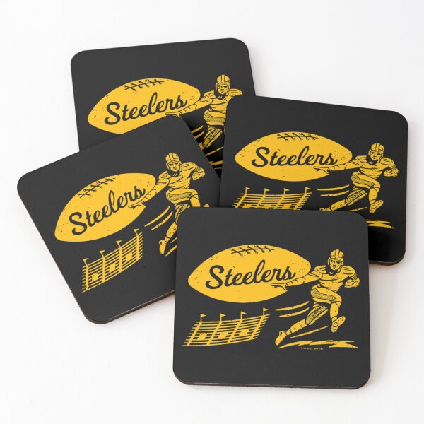 Item preview, Vintage Football - Pittsburgh Steelers (Yellow Steelers Wordmark)   designed and sold by osmundterry.