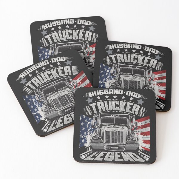 Item preview, Husband Dad Trucker Legend - Funny Trucker designed and sold by VichallanStudio.