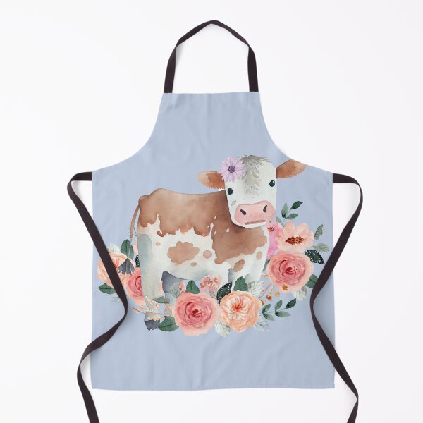 Item preview, Floral Hereford Cow designed and sold by Ashley Gagnon.
