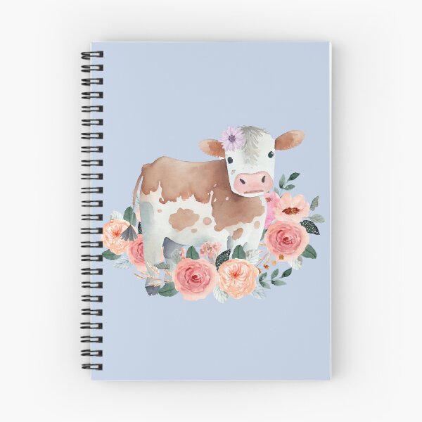 Item preview, Floral Hereford Cow designed and sold by Ashley Gagnon.