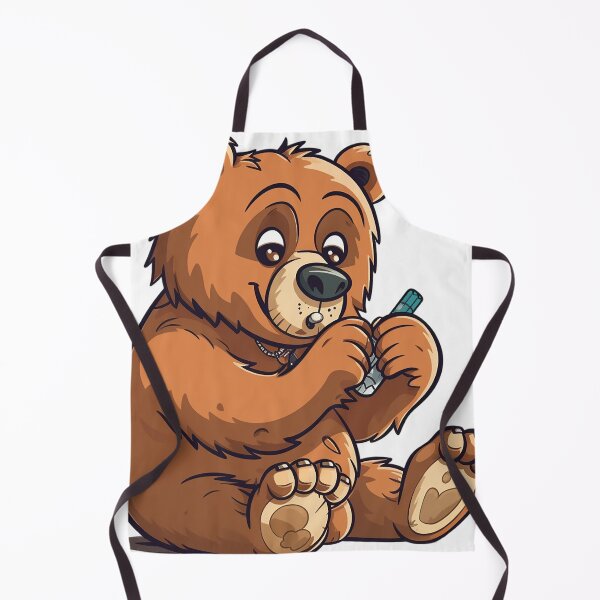 Item preview, Cute Bear Cub eating a candy designed and sold by PCGDrawing.