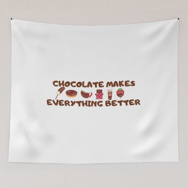 Item preview, Chocolate makes everything better designed and sold by meesara.