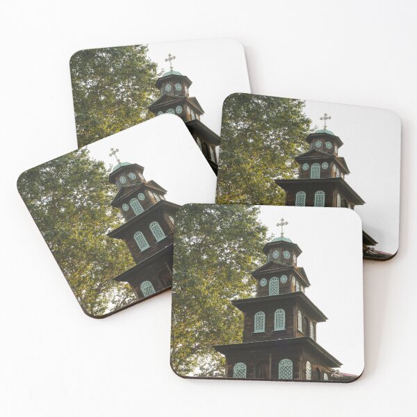 Item preview, Wooden Bell Tower of Sveta Marina Church and Giant Sycamore Tree designed and sold by Georgia Mizuleva.