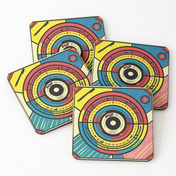 Item preview, Record Store Merch Vinyl Record Pop Art designed and sold by musicgeniusart.
