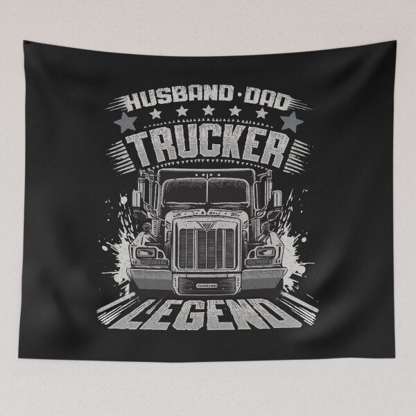 Artikelvorschau, Ehemann-Vater-Trucker-Legende - Lustiger Trucker entworfen und verkauft von VichallanStudio.
