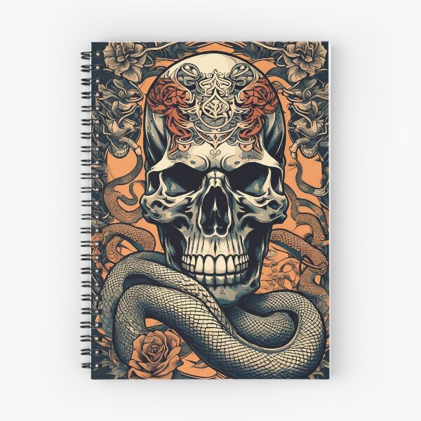 Item preview, Tattoo Inspired Skull designed and sold by TebyArt.