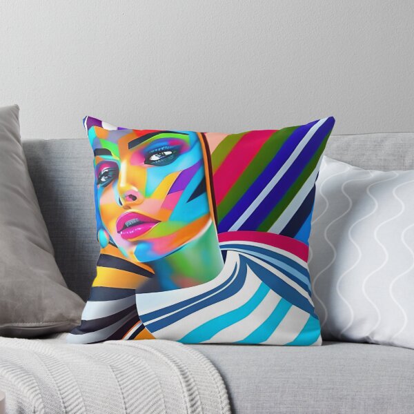 Item preview, retrato rayas mujer  designed and sold by Nervakwzk.