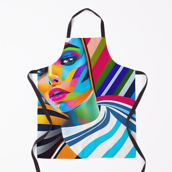 Item preview, portrait stripes woman designed and sold by Nervakwzk.