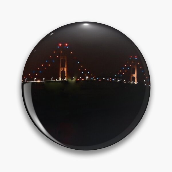 Item preview, Mackinac Bridge at night designed and sold by traceh38.