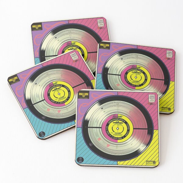 Item preview, Record Store Merch Vinyl Record Pop Art Pink designed and sold by musicgeniusart.