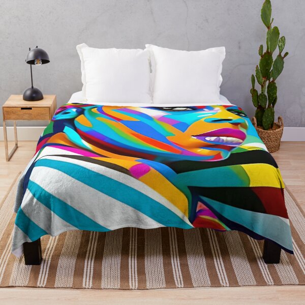 Item preview, color striped face designed and sold by Nervakwzk.