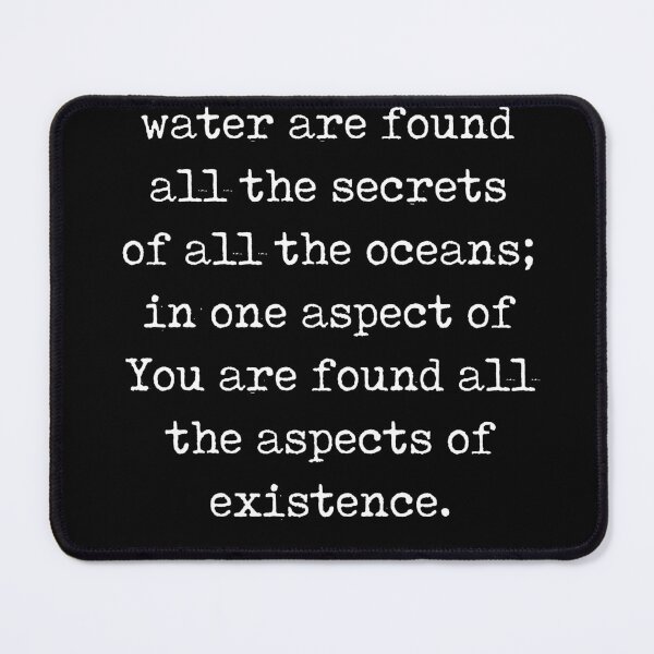Item preview, One drop of water - Kahlil Gibran Quote - Literature - Typewriter Print 1 - Black designed and sold by Studio Grafiikka.