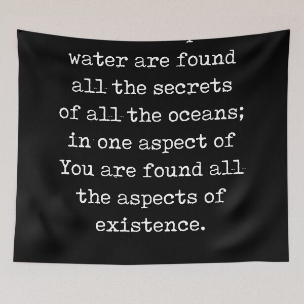 Item preview, One drop of water - Kahlil Gibran Quote - Literature - Typewriter Print 1 - Black designed and sold by Studio Grafiikka.