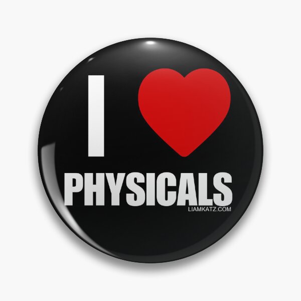 Item preview, I Heart Physicals White Lettering  designed and sold by LiamKatzComedy.