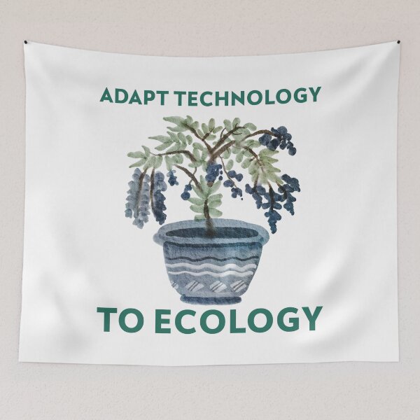Item preview, ADAPT TECHNOLOGY TO ECOLOGY designed and sold by CoopClothing.