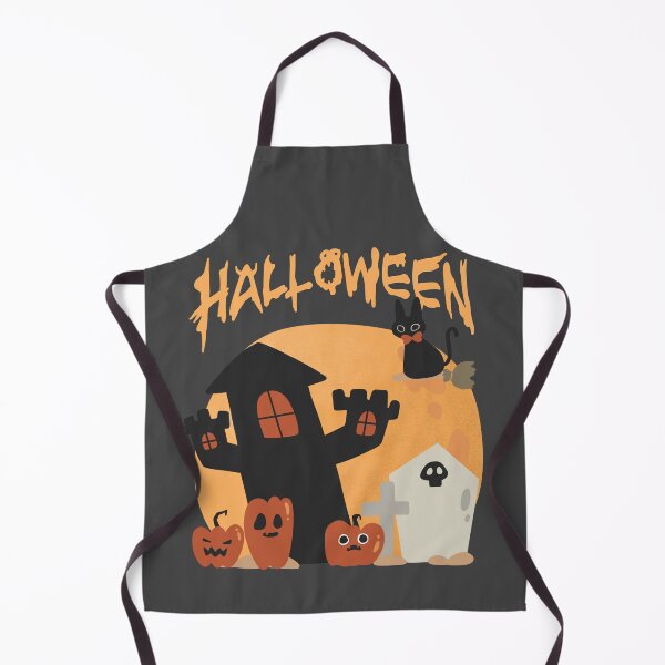 Item preview, spooky boo black cat - funny halloween horror full moon party groovy vintage designed and sold by TNwandesignart.