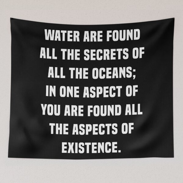 Item preview, One drop of water - Kahlil Gibran Quote - Literature - Typography Print 1 - Black designed and sold by Studio Grafiikka.
