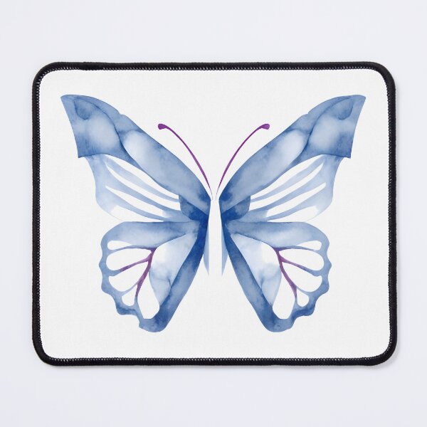 Item preview, Watercolor Blue Butter fly designed and sold by Anshu32.