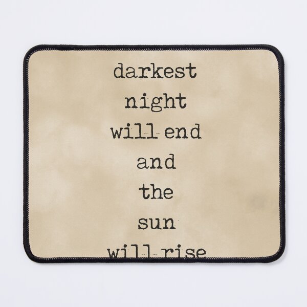 Item preview, Even the darkest night will end - Victor Hugo Quote - Literature - Typewriter Print - Vintage designed and sold by Studio Grafiikka.