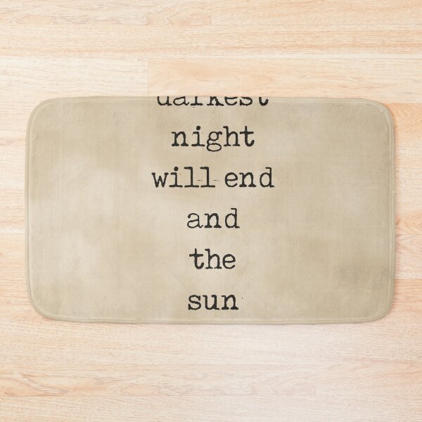 Item preview, Even the darkest night will end - Victor Hugo Quote - Literature - Typewriter Print - Vintage designed and sold by Studio Grafiikka.