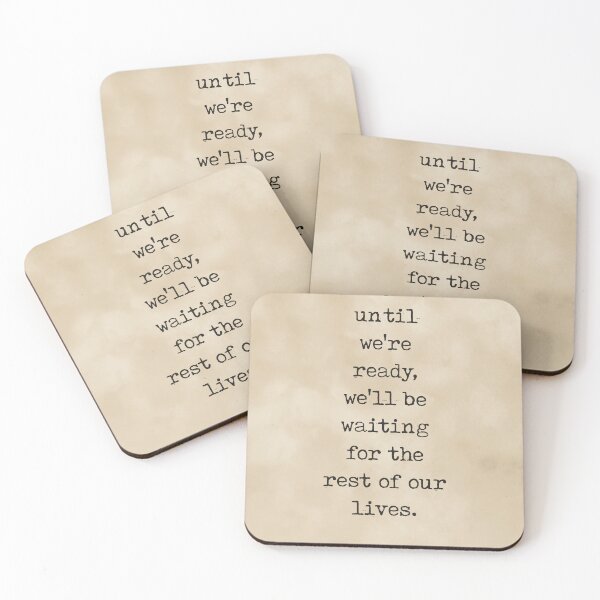 Item preview, If we wait until we're ready - Lemony Snicket Quote - Literature - Typewriter Print - Vintage designed and sold by Studio Grafiikka.