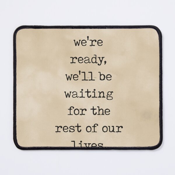 Item preview, If we wait until we're ready - Lemony Snicket Quote - Literature - Typewriter Print - Vintage designed and sold by Studio Grafiikka.