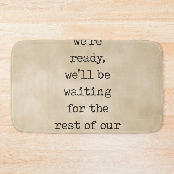 Item preview, If we wait until we're ready - Lemony Snicket Quote - Literature - Typewriter Print - Vintage designed and sold by Studio Grafiikka.