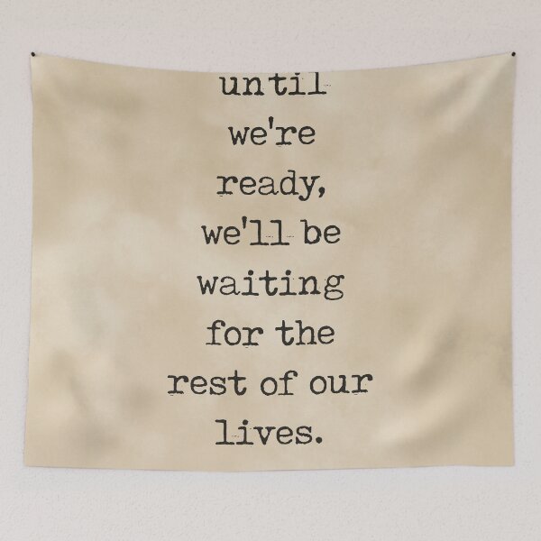 Item preview, If we wait until we're ready - Lemony Snicket Quote - Literature - Typewriter Print - Vintage designed and sold by Studio Grafiikka.