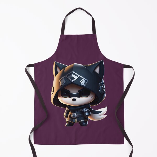Item preview, Very Cute Ninja Wolf Digital Art designed and sold by AldonSneddon.
