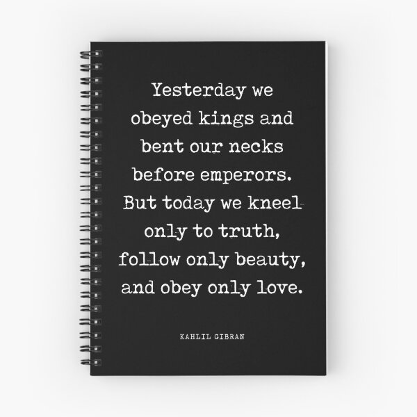 Item preview, Obey only love - Kahlil Gibran Quote - Literature - Typewriter Print 2 - Black designed and sold by Studio Grafiikka.