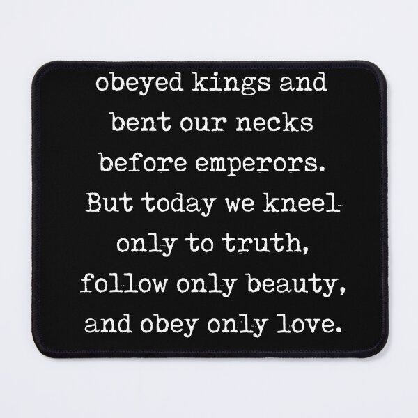 Item preview, Obey only love - Kahlil Gibran Quote - Literature - Typewriter Print 2 - Black designed and sold by Studio Grafiikka.