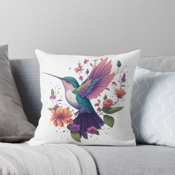 Item preview, Floral Hummingbird Splendor 1 designed and sold by Moxytrend.