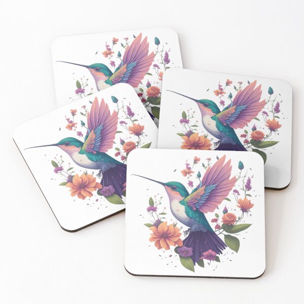 Item preview, Floral Hummingbird Splendor 1 designed and sold by Moxytrend.