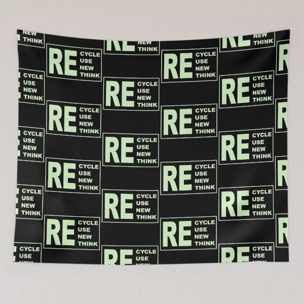 Item preview, Recycle Reuse Renew Rethink designed and sold by NadyaCC.