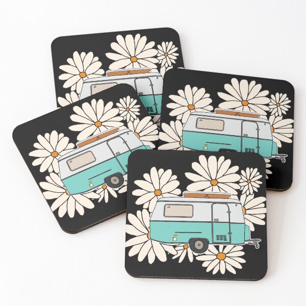 Item preview, Caravan and daisies designed and sold by pedra-zaarda.