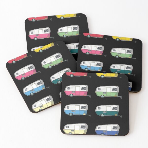 Item preview, Colourful Vintage Eriba Puck Caravan Daisy designed and sold by pedra-zaarda.