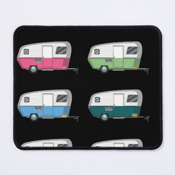 Item preview, Colourful Vintage Eriba Puck Caravan Daisy designed and sold by pedra-zaarda.
