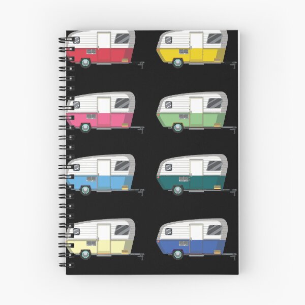Item preview, Colourful Vintage Eriba Puck Caravan Daisy designed and sold by pedra-zaarda.