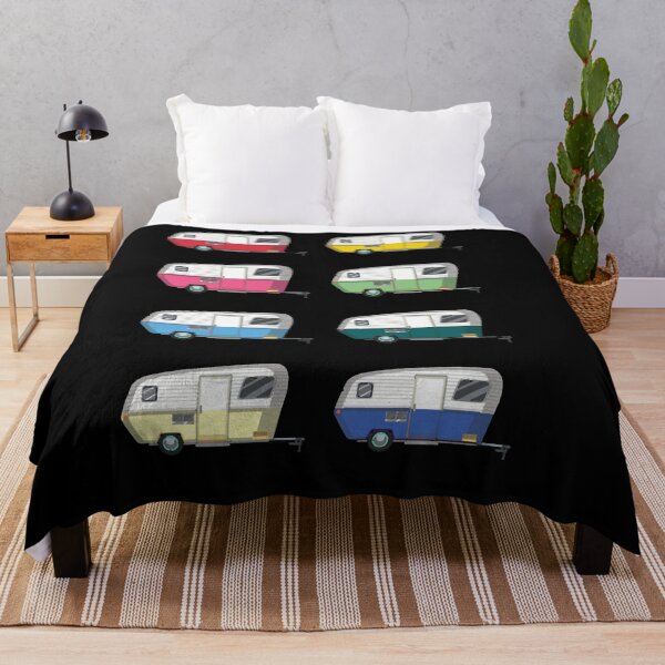 Item preview, Colourful Vintage Eriba Puck Caravan Daisy designed and sold by pedra-zaarda.