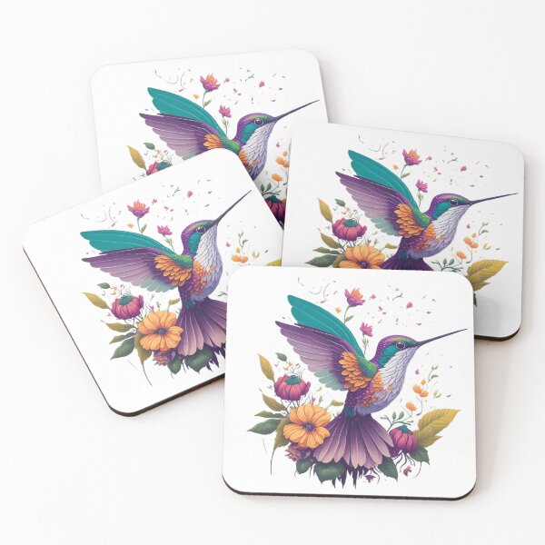 Item preview, Floral Hummingbird Splendor 1 designed and sold by Moxytrend.