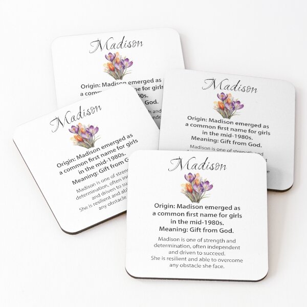 Item preview, Madison Name Definition Meaning designed and sold by OCNau.