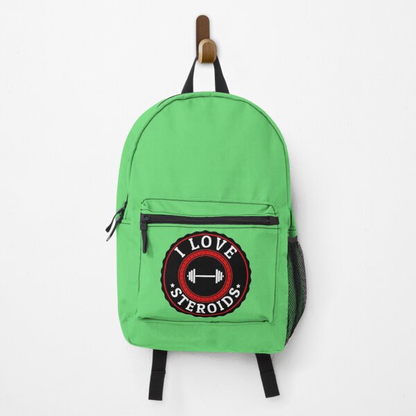 Item preview, I love steroids, circular design with weights designed and sold by creativo21.