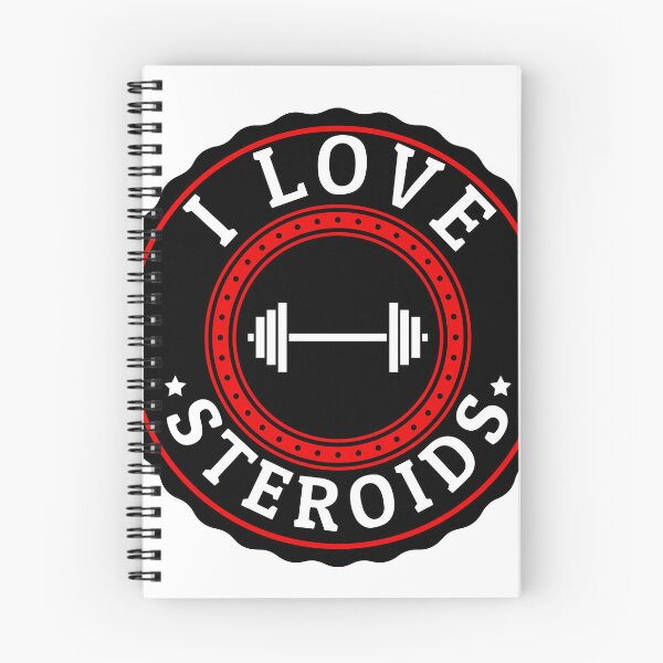 Item preview, I love steroids, circular design with weights designed and sold by creativo21.