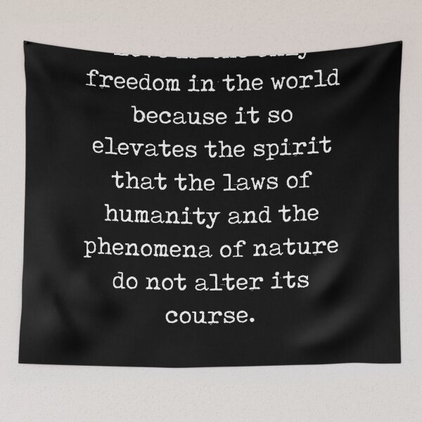 Item preview, Love is the only freedom - Kahlil Gibran Quote - Literature - Typewriter Print - Black designed and sold by Studio Grafiikka.