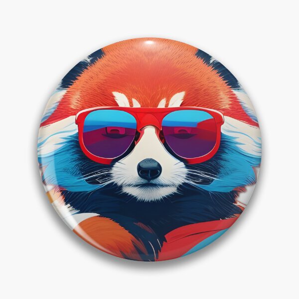 Item preview, Red Panda with Sunglasses designed and sold by JapKo.