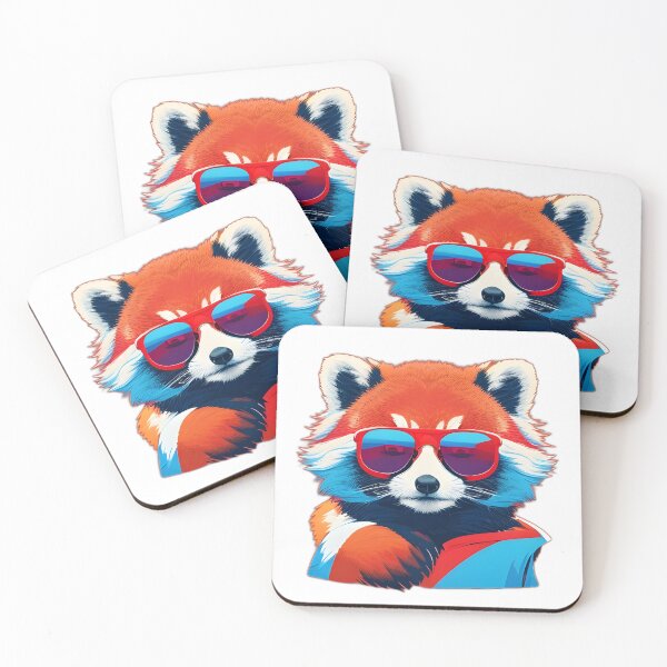 Item preview, Red Panda with Sunglasses designed and sold by JapKo.